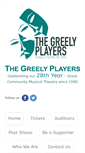 Mobile Screenshot of greelyplayers.ca